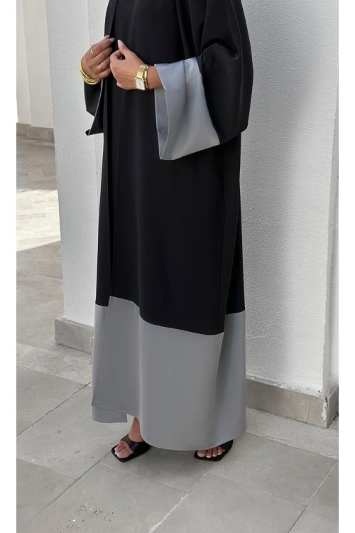 Abaya Becky grise