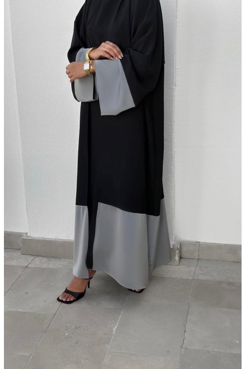Abaya Becky grise