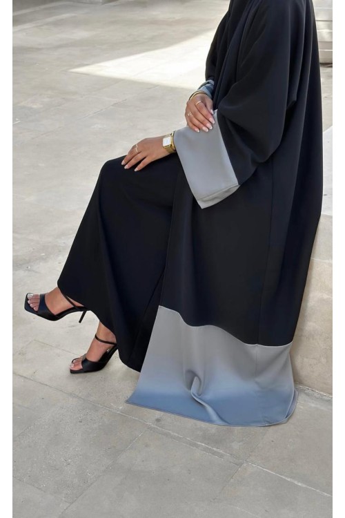 Abaya Becky grise
