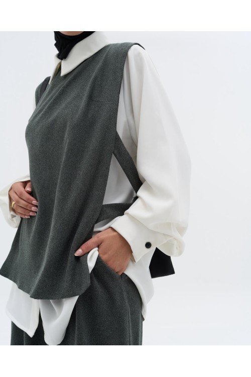 Gilet Séoul gris foncé