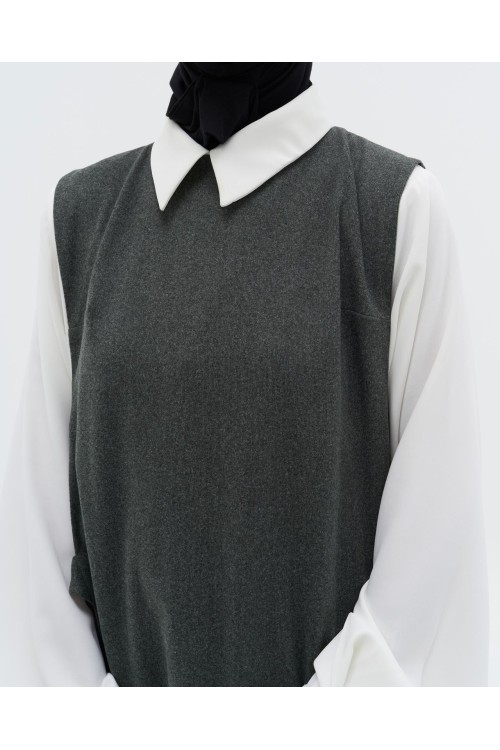 Gilet Séoul gris foncé